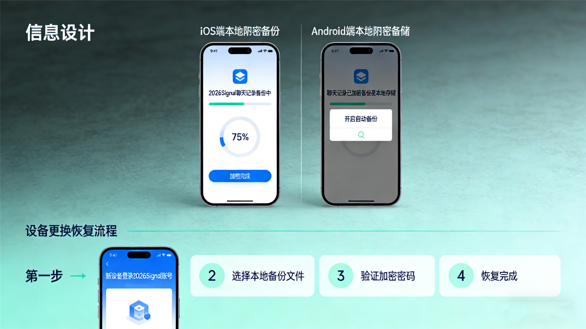 Signal聊天记录安全备份教程2026：避免泄露+恢复全流程插图1