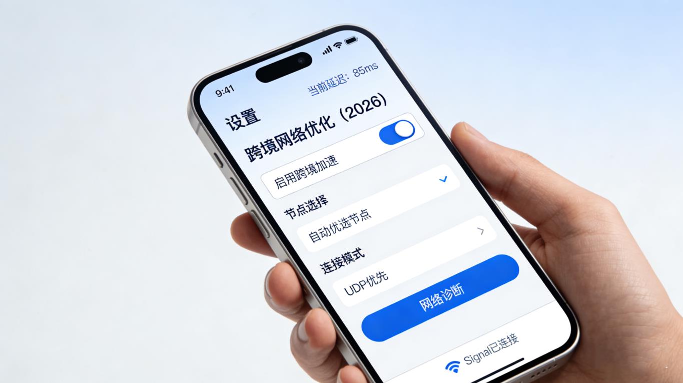 2026 Signal跨境使用网络优化+常见问题：解决延迟/连接失败/消息发送不出插图1