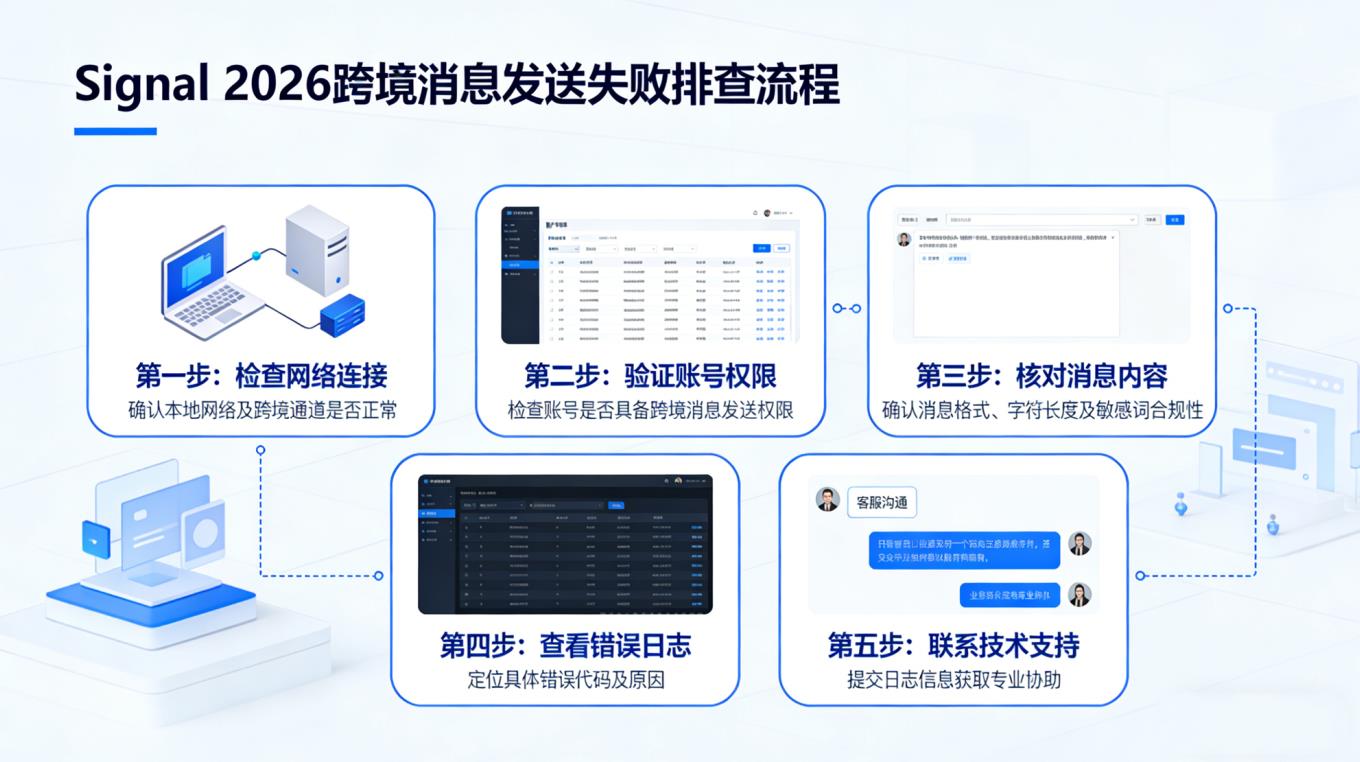 2026 Signal跨境使用网络优化+常见问题：解决延迟/连接失败/消息发送不出插图2