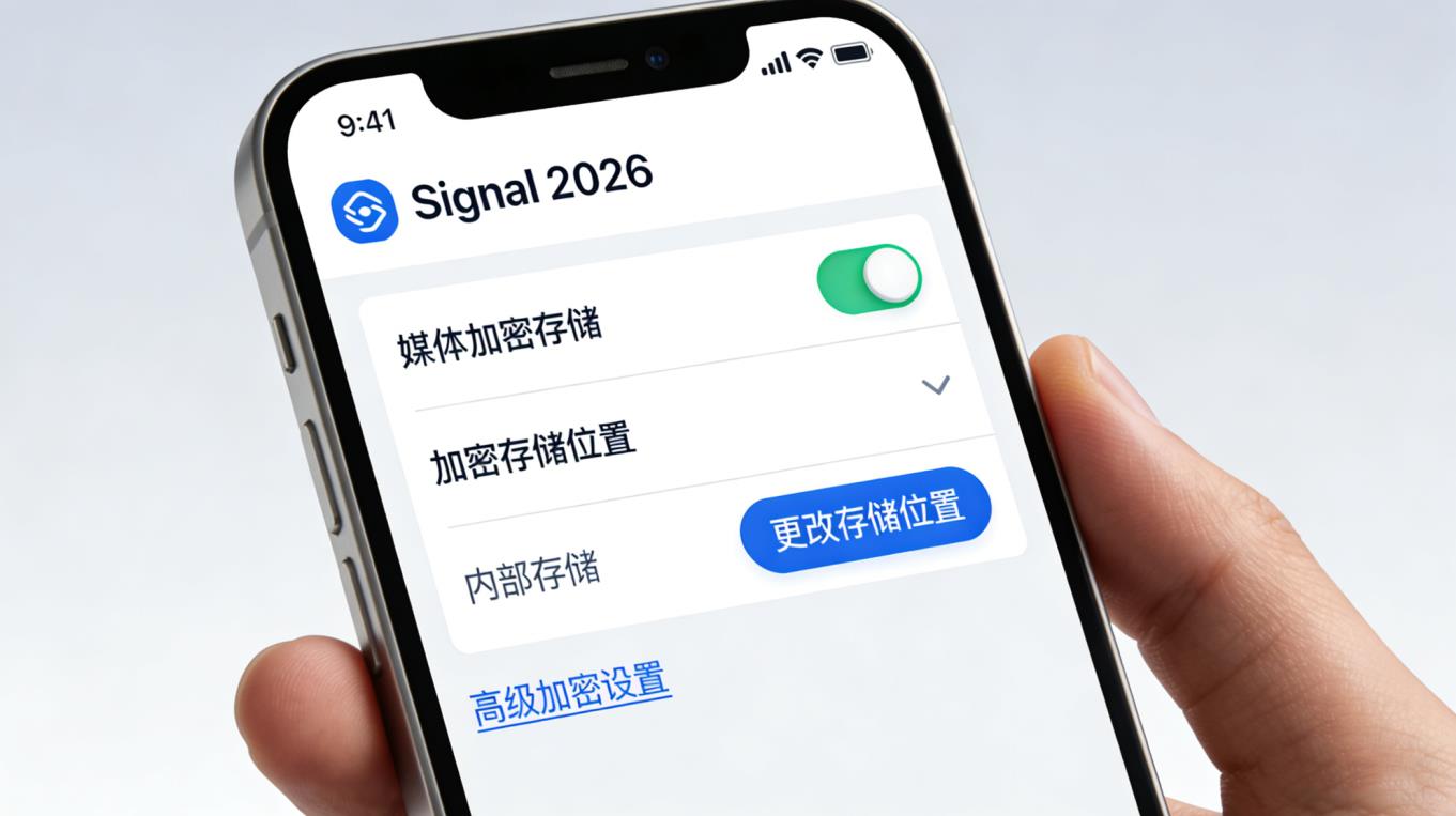 Signal 2026媒体文件加密管理全教程：存储/批量清理/防泄露插图1