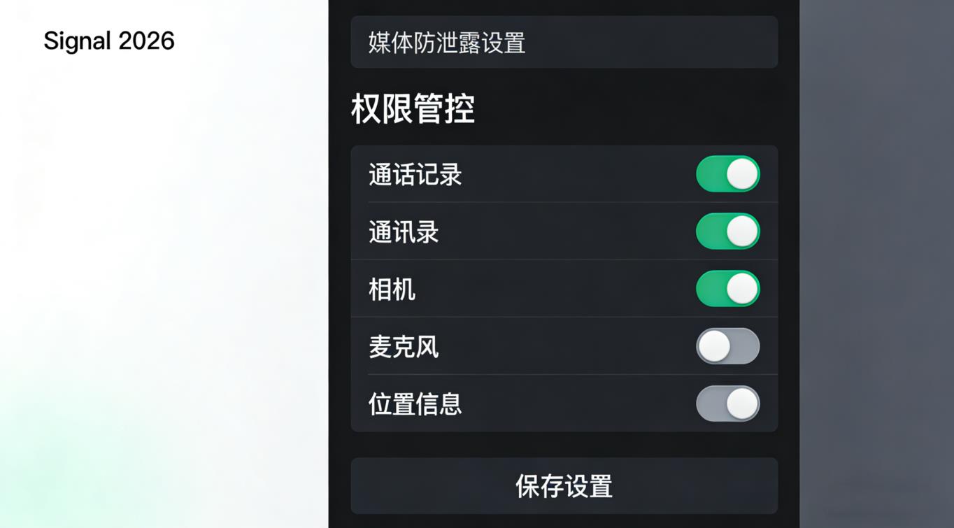 Signal 2026媒体文件加密管理全教程：存储/批量清理/防泄露插图2