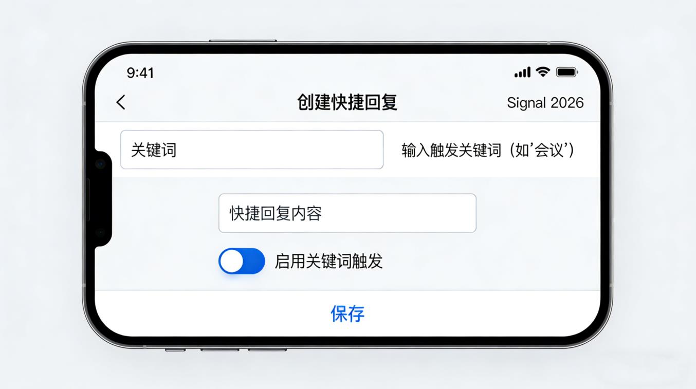 Signal 2026快捷指令与自动化教程：快捷回复+自动转发+定时消息插图1