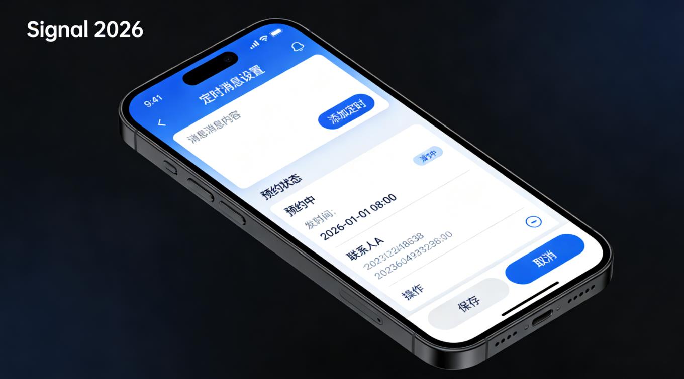 Signal 2026快捷指令与自动化教程：快捷回复+自动转发+定时消息插图2