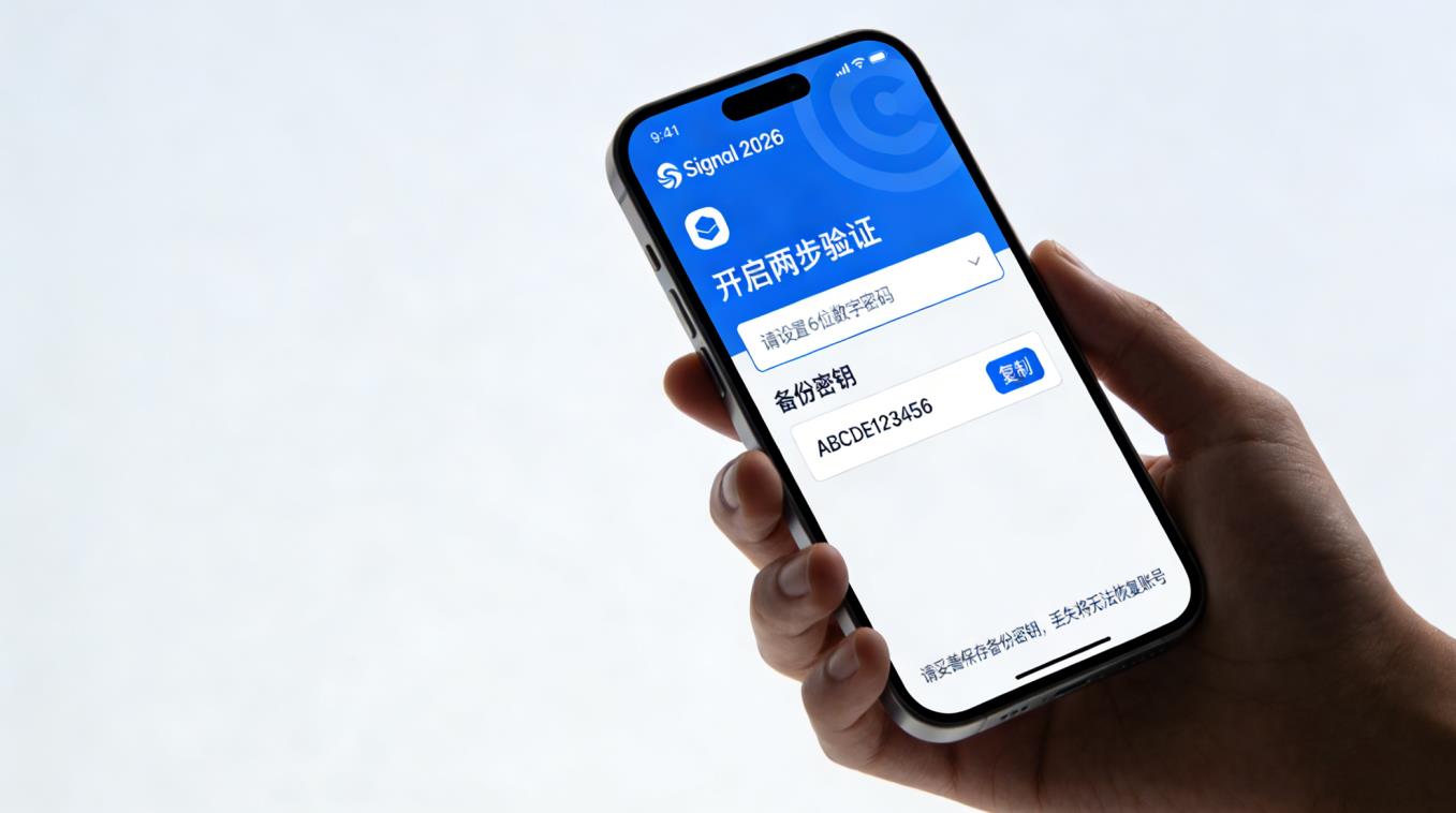 Signal 2026账号安全防护全攻略：两步验证+登录记录+被盗找回插图1