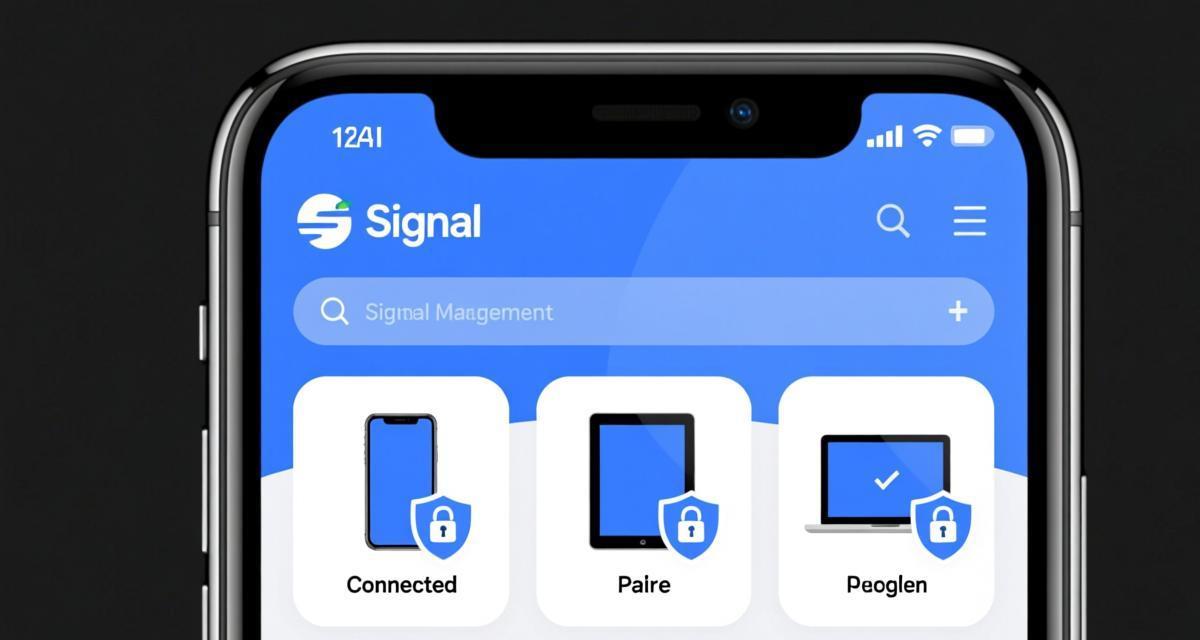 Signal 2026链接设备管理全教程：安全添加/查看/远程注销插图