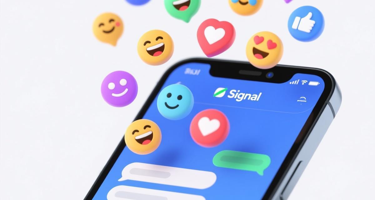 Signal反应功能与贴纸表情完全指南2026：快捷回应+自制贴纸包+群组互动技巧插图